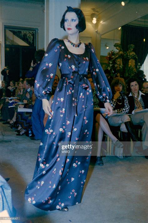 saint laurent floral dress